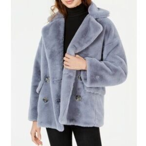 Free People Kate Faux Fur Coat Size XS